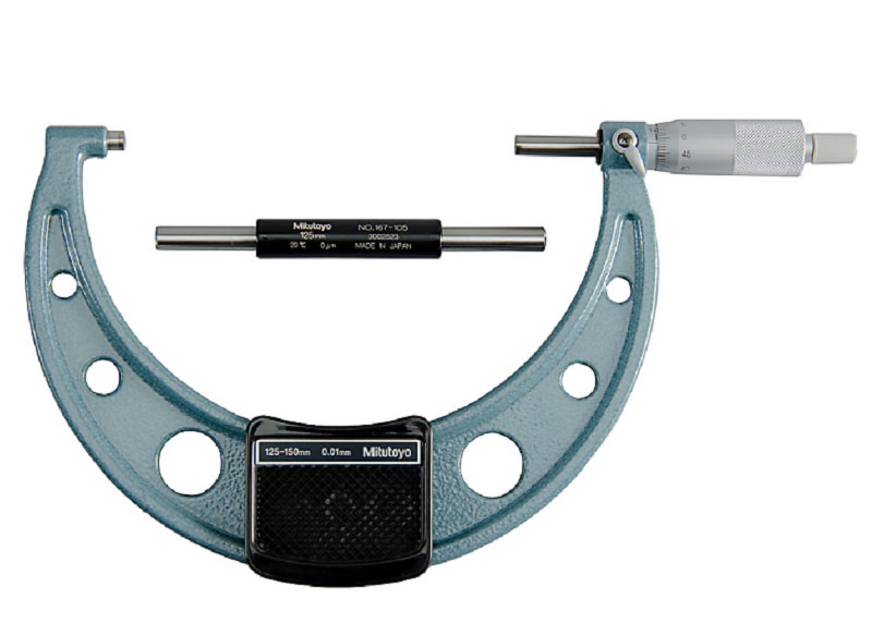 Panme đo ngoài cơ khí Mitutoyo 103-142-10 có dải đo từ 125mm - 150mm, độ chia là 0.01mm và độ chính xác là ± 3µm. Panme đo ngoài cơ khí Mitutoyo 103-142-10 có dải đo từ 125mm - 150mm, độ chia là 0.01mm và độ chính xác là ± 3µm.