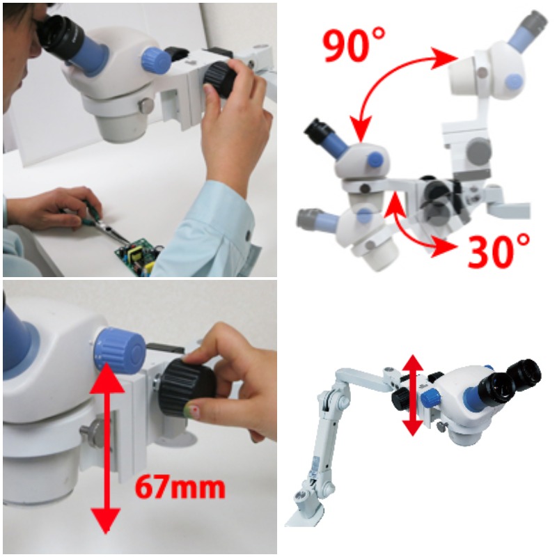 Shodensha AFN-405 đi kèm với giá đỡ cánh tay linh hoạt 
