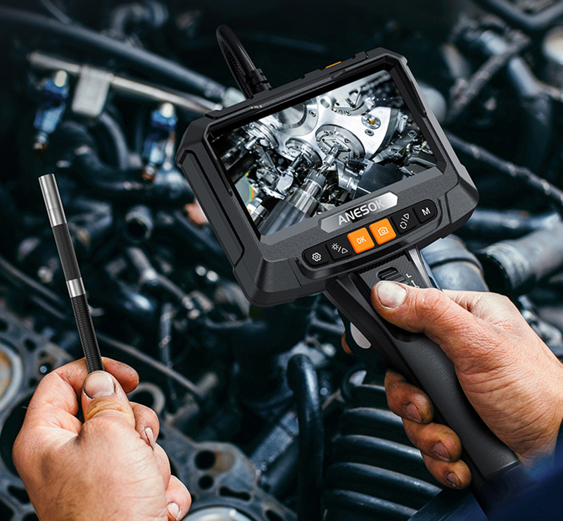 Camera kiểm tra công nghiệp quay 360 độ Inskam S10C Dual lens 