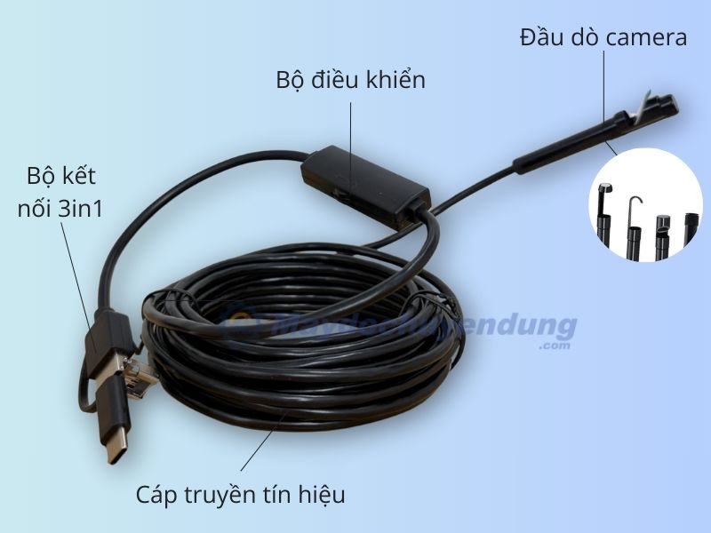 Cấu tạo của camera nội soi mini Y101