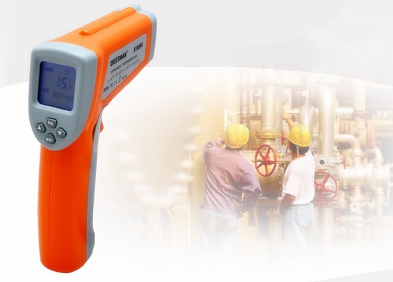 Súng đo nhiệt độ từ xa Toltal Meter có thể đo nhiệt độ từ xa ở dải từ -50 ~ 300 C