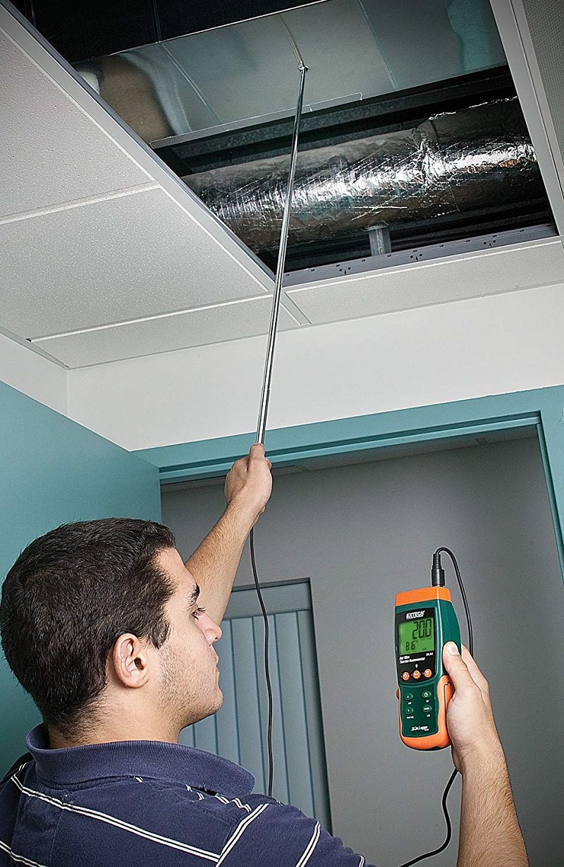 Máy đo tốc độ, lưu lượng gió EXTECH SDL350 Máy đo tốc độ, lưu lượng gió EXTECH SDL350