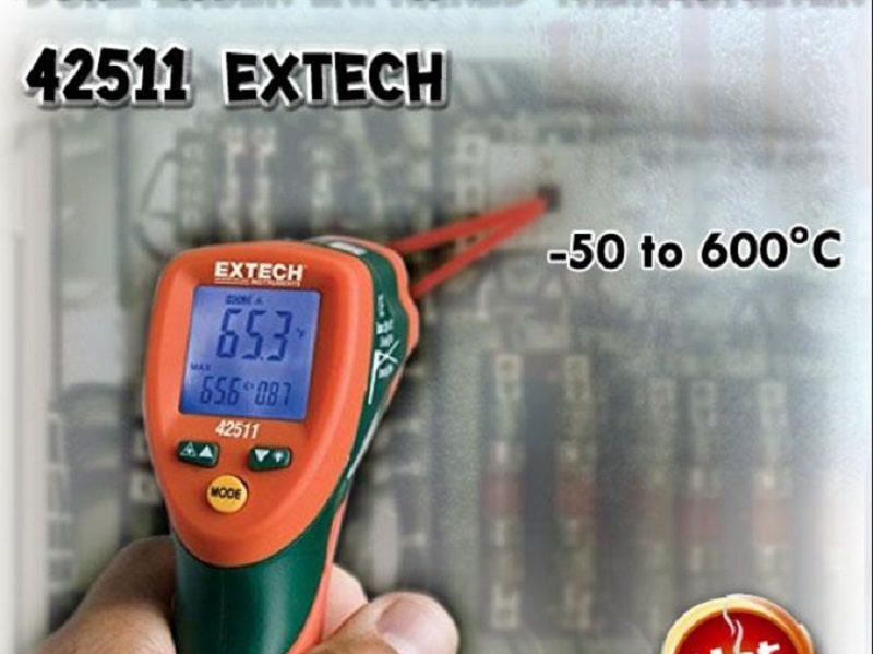 Extech 42511 laser kép để nhắm mục tiêu chính xác với thời gian phản hồi nhanh (0,15s)