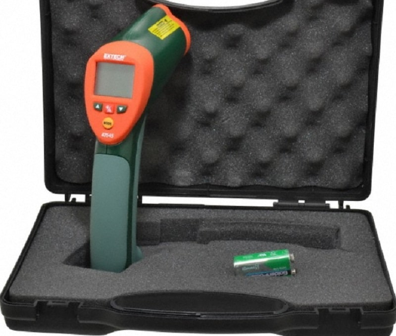 Súng bắn nhiệt độ  Extech 42545 giúp đo nhiệt độ cao khoảng từ -58 Đến 1832 º F (-50 đến 1000 º C Súng bắn nhiệt độ  Extech 42545 giúp đo nhiệt độ cao khoảng từ -58 Đến 1832 º F (-50 đến 1000 º C