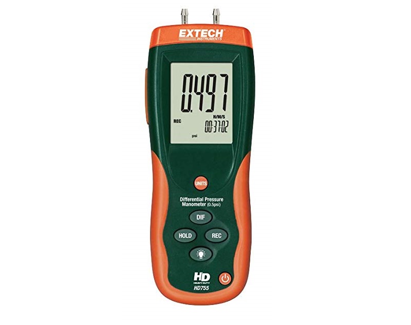 Máy đo chênh áp 0 đến 0.5 psi Extech HD755