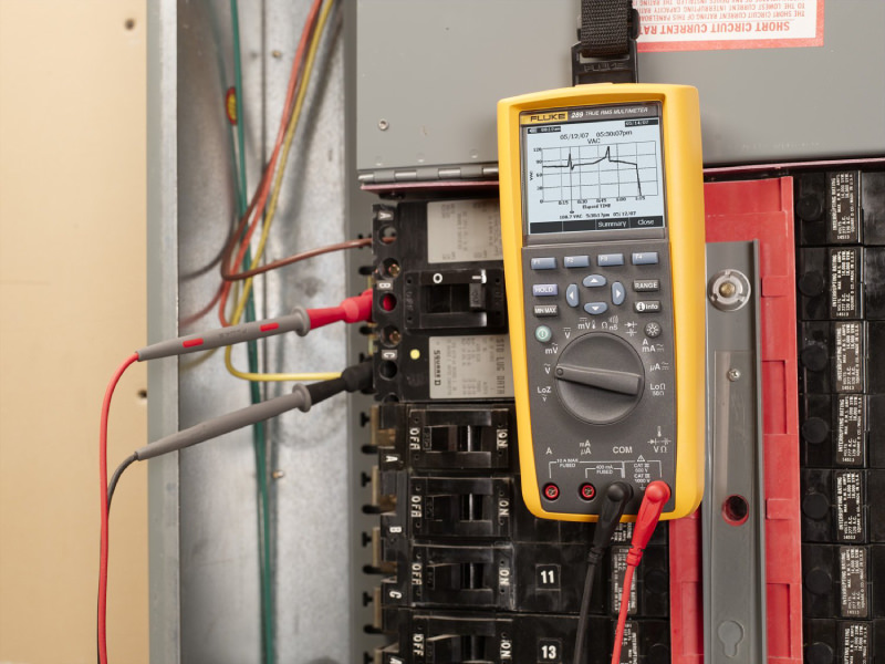 Màn hình ma trận tích hợp đèn nền sắc nét của Combo Kit đồng hồ vạn năng Fluke 289/FVF Màn hình ma trận tích hợp đèn nền sắc nét của Combo Kit đồng hồ vạn năng Fluke 289/FVF