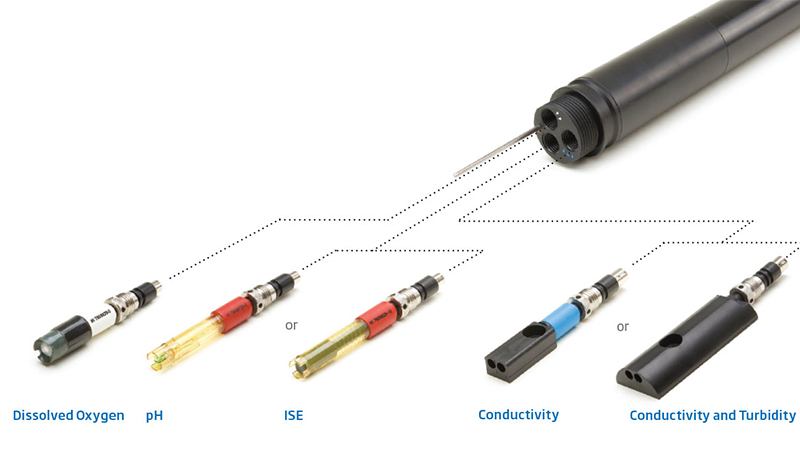 Đầu dò đa chỉ tiêu (pH/ISE/EC/DO/độ đục) cho máy HI9829 HI7609829