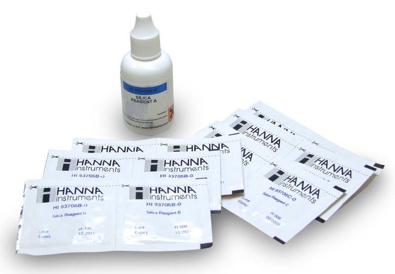 Thuốc thử Silica thang thấp, 300 lần HI93705-03 Thuốc thử Silica thang thấp, 300 lần HI93705-03