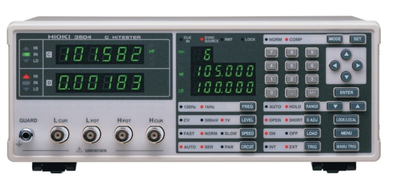Máy đo LCR Hioki 3504-50 có phạm vi từ 1mHz đến 3GHz 