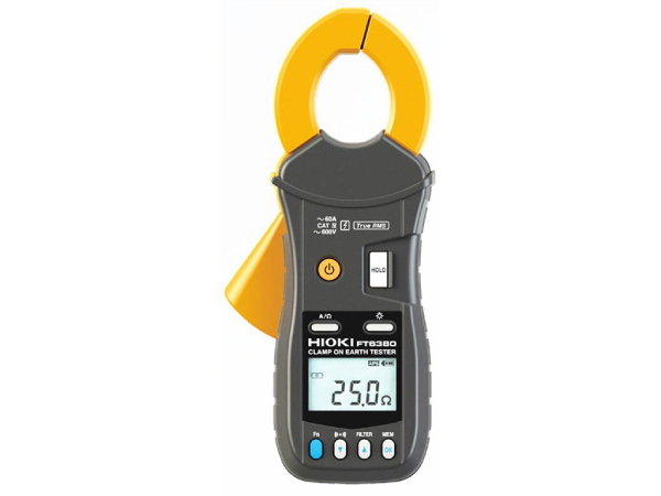 Hioki FT6380 được sử dụng để đo điện trở đất trong phạm vi kích thước từ 0,20 (độ phân giải 0,01) đến 1600 (độ phân giải 20) 