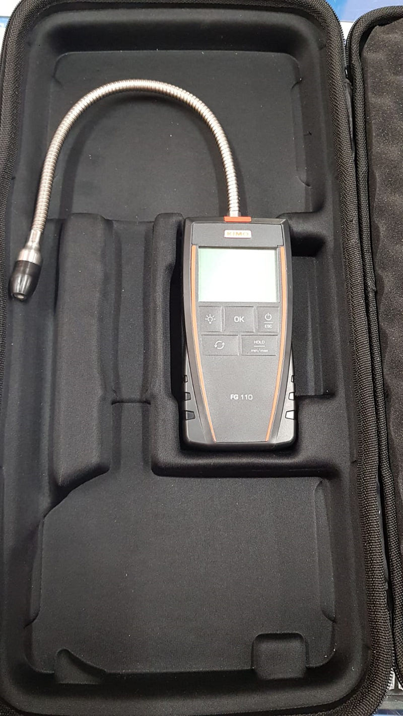 Máy phát hiện rò rỉ khí Gas cẩm tay Kimo FG110 Máy phát hiện rò rỉ khí Gas cẩm tay Kimo FG110