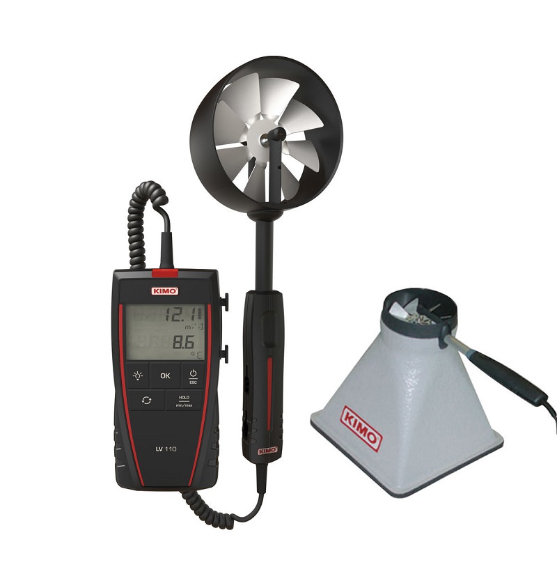 Máy đo tốc độ, lưu lượng gió Kimo LV110 Máy đo tốc độ, lưu lượng gió Kimo LV110