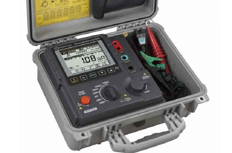 Đồng hồ đo điện trở cách điện Kyoritsu 3128 là dòng thiết bị đo điện trở dòng cao áp lên tới 12KV. Đồng hồ đo điện trở cách điện Kyoritsu 3128 là dòng thiết bị đo điện trở dòng cao áp lên tới 12KV.