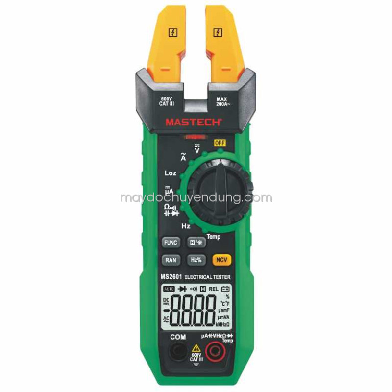 Ampe kìm dòng AC Mastech MS2601 hoạt động mạnh mẽ, tuổi thọ lâu dài