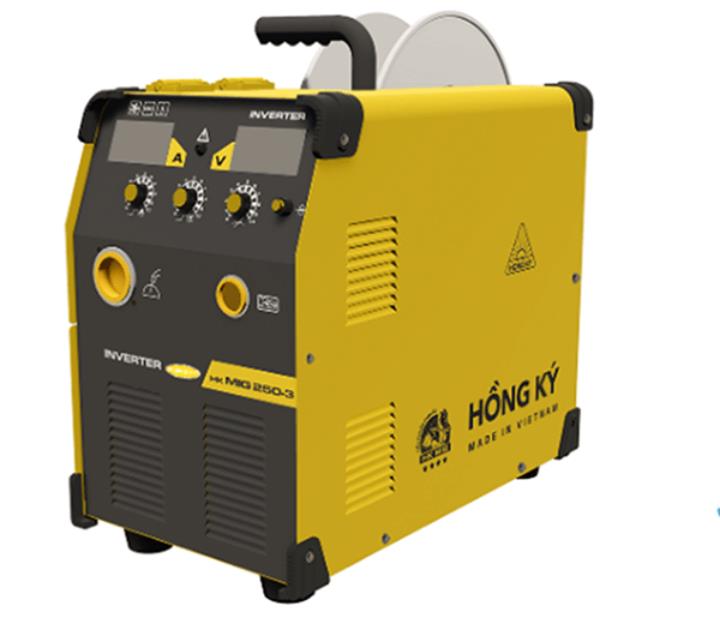 Mặt trước máy hàn Hồng Ký Mig 250-3