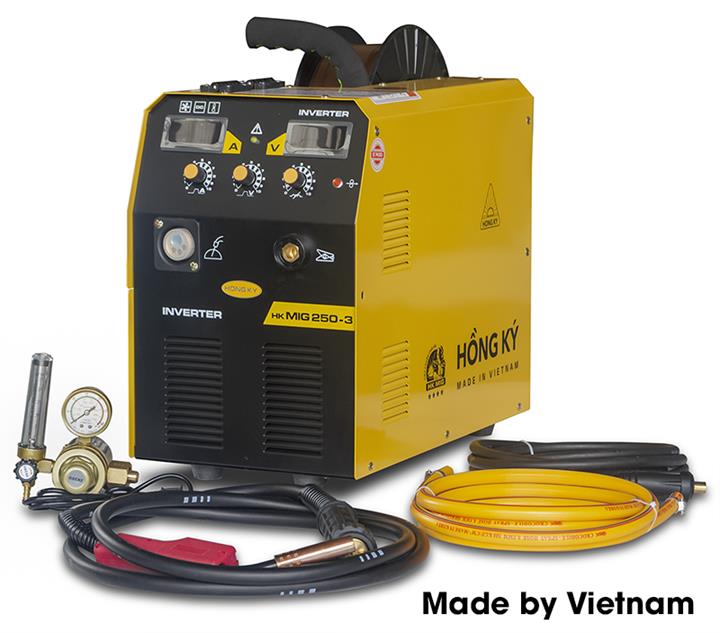 Máy hàn Hồng Ký Mig 250-3 kèm phụ kiện