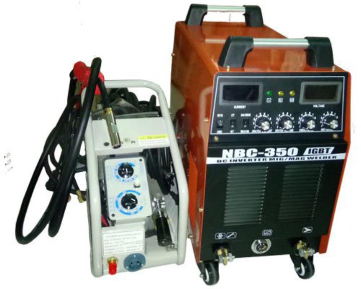 mặt trước máy hàn mig NCB-350 mặt trước máy hàn mig NCB-350