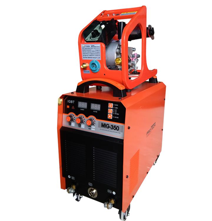 hình ảnh mặt trước máy hàn protech mig 350