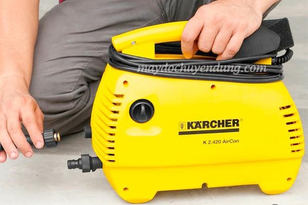 Lắp đặt máy rửa xe Karcher đúng cách giúp việc vận hành trơn tru