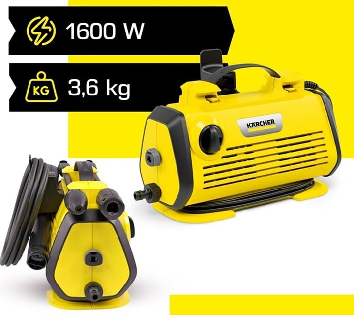 Thiết kế của Karcher K 3 Horizontal Plus*EU nhỏ gọn, dễ sử dụng