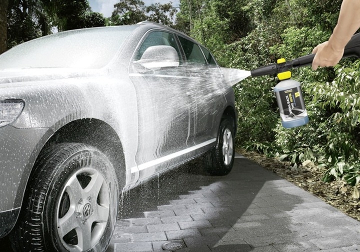 Đầu phun tạo bọt dùng được với súng phun để xịt rửa nhanh, sạch Đầu phun tạo bọt dùng được với súng phun để xịt rửa nhanh, sạch