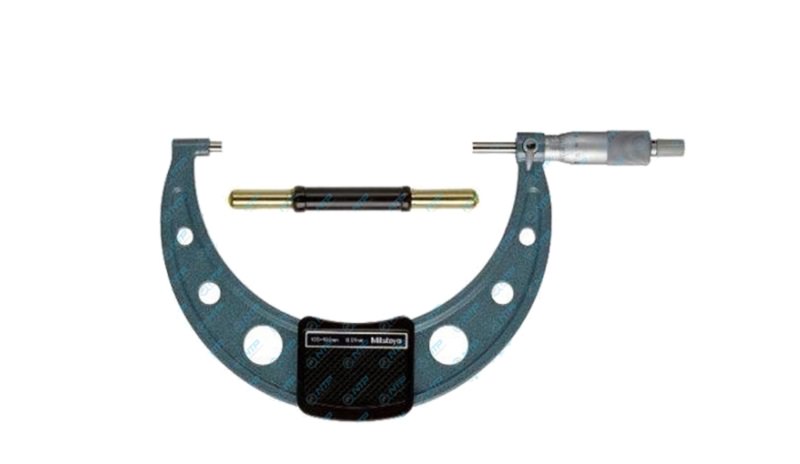 Panme đo ngoài cơ khí Mitutoyo 103-147-10 có phạm vi đo từ 250-275mm, độ chia là 0,01mm và độ chính xác ±5mm 