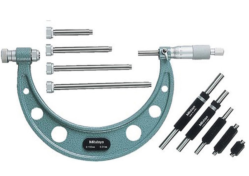 Panme đo ngoài cơ khí Mitutoyo 104-161A có thể đo ở dải đo rộng từ 50-150mm với vạch chia nhỏ nhất là 0,01 mm Panme đo ngoài cơ khí Mitutoyo 104-161A có thể đo ở dải đo rộng từ 50-150mm với vạch chia nhỏ nhất là 0,01 mm