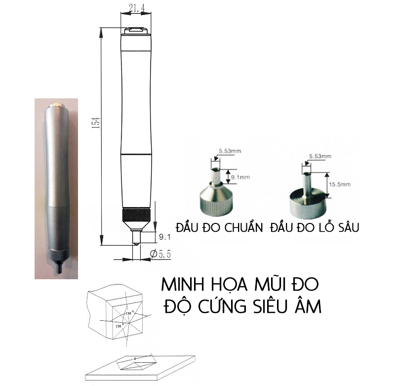 ĐẦU DÒ CẦM TAY UCI