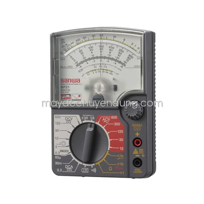 Đồng hồ vạn năng chỉ thị kim Sanwa SP21 được thiết kế bởi chất liệu cứng cáp