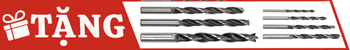 Tặng bộ 7 mũi khoan gỗ 