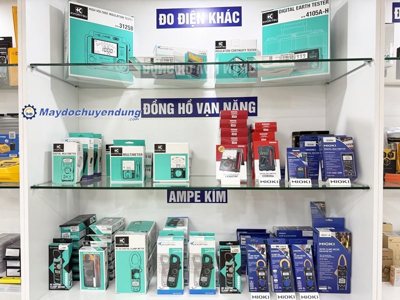 Gian hàng thiết bị đo và kiểm tra điện tại Máy đo chuyên dụng