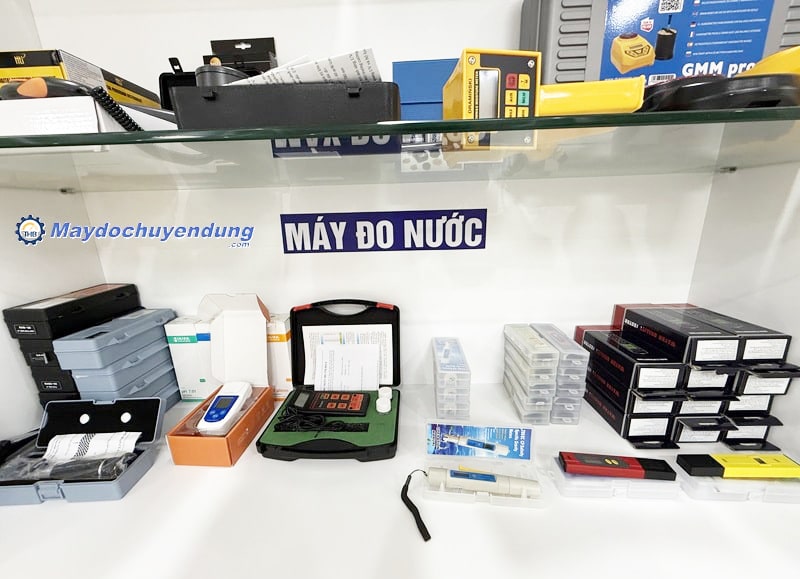 Gian hàng máy kiểm tra nước chính hãng