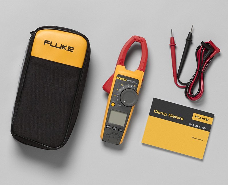 Ampe kìm Fluke 375 có hộp đựng sang trọng đi kèm