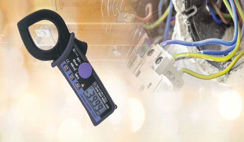 Ampe kim đo dòng rò Kyoritsu 2433 sử dụng linh hoạt, mang đến độ chính xác cao.