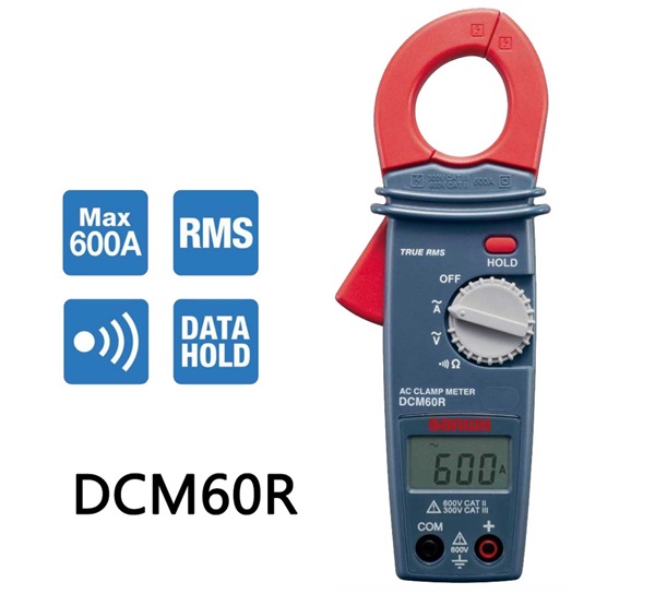 Ampe Kìm dòng AC Sanwa DCM60R chính xác, giá cạnh tranh