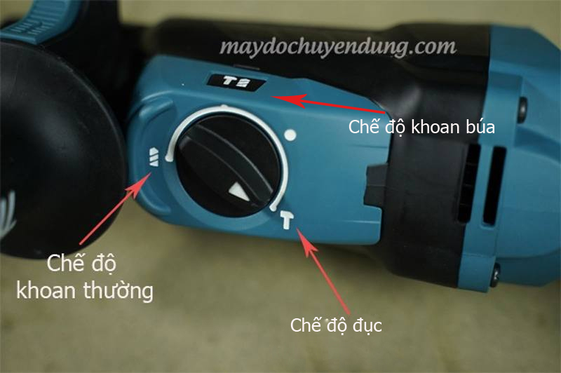 Nút chuyển chế độ của máy khoan Makita HR2630 