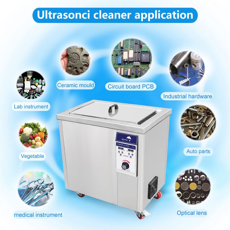 Bể rửa siêu âm Skymen JP-180ST được sử dụng phổ biến trong nhiều lĩnh vực