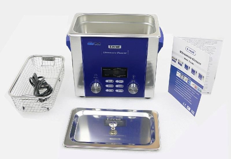 Derui DR-P45 là bể rửa siêu âm kỹ thuật số sử dụng tần số siêu âm 37 kHz
