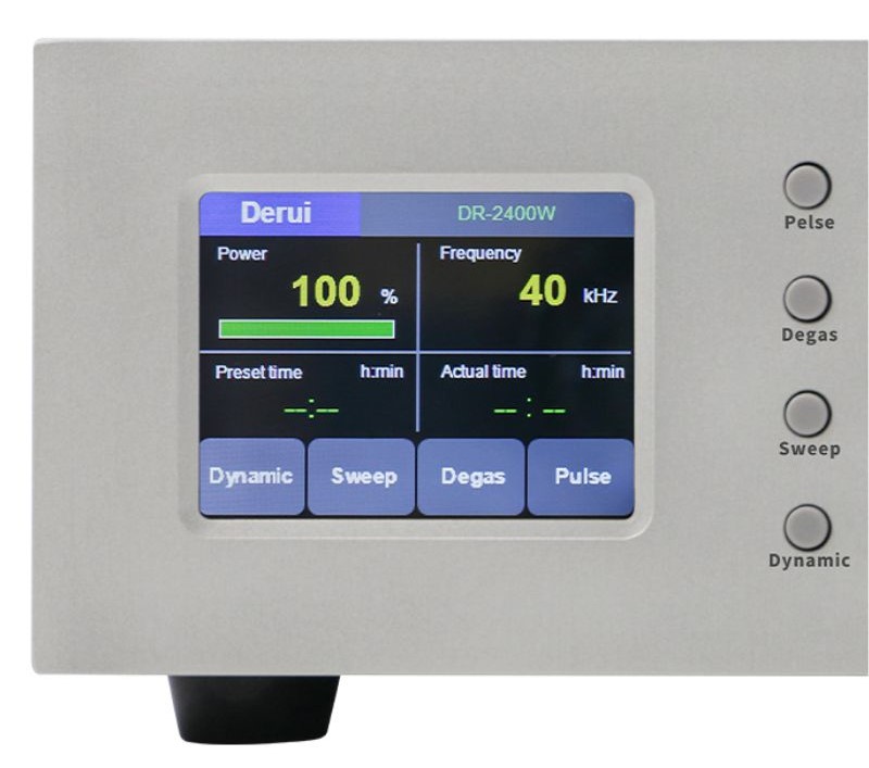 Derui TU0628 tích hợp màn hình LCD hiển thị rõ ràng các thông số