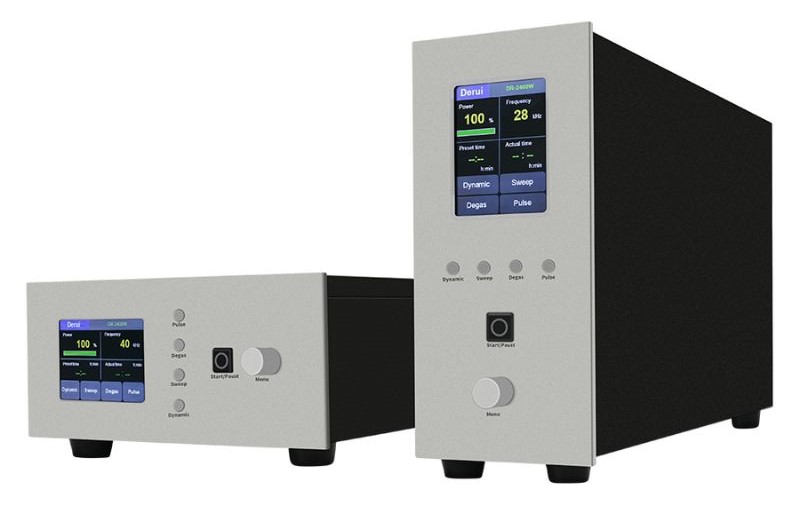 Đầu phát sóng siêu âm Derui TU0828 sở hữu thiết kế hiện đại với màn hình cảm ứng LCD