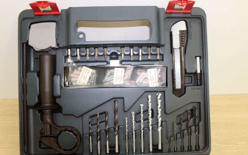 Các phụ kiện mũi khoan, mũi vít của Bosch GSB 13 re set 100 Các phụ kiện mũi khoan, mũi vít của Bosch GSB 13 re set 100