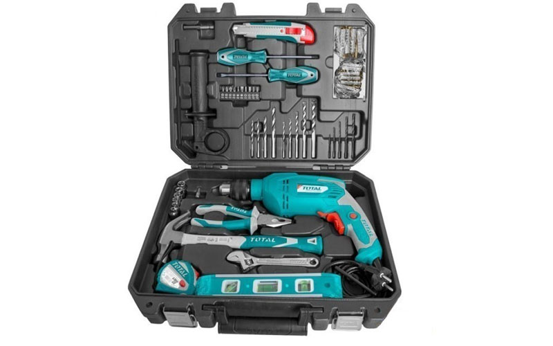 Bộ máy khoan gia đình Total THKTHP 1012E Bộ máy khoan gia đình Total THKTHP 1012E