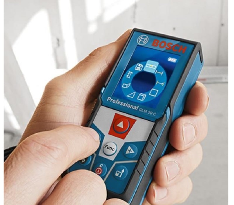 Bosch GLM 50C sử dụng cảm biến độ nghiêng 360 độ giúp bạn đo được ở mọi không gian. Bosch GLM 50C sử dụng cảm biến độ nghiêng 360 độ giúp bạn đo được ở mọi không gian.