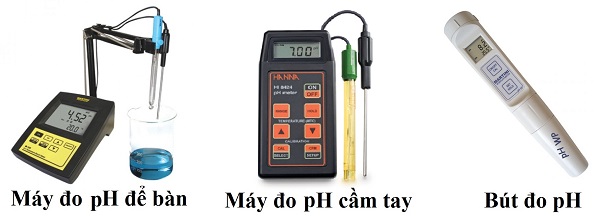 Các dạng máy đo pH