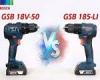 So sánh Bosch GSB 18V-50 và Bosch GSB 185-LI - Chương trình khuyến mại Tháng 6