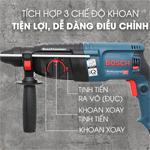 Đặc điểm của máy khoan bê tông 3 chế độ