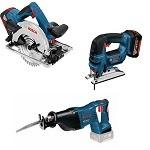 So sánh khả năng làm việc của 3 chiếc cưa Bosch dùng pin 18V