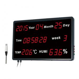 Bảng Led theo dõi nhiệt độ, độ ẩm, thời gian