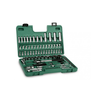 Bộ đầu tuýp 86 chi tiết 14in 12in Sata 09013