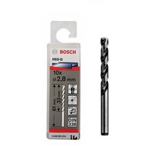 Mũi khoan sắt HSS-G 2.8mm Bosch 2608595054 (hộp 10 mũi)